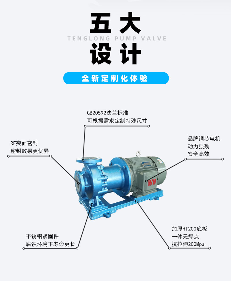 襯氟高溫磁力泵特點(diǎn)